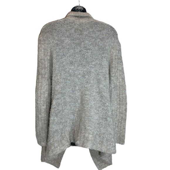 Peruvian connection alpaca open front cardigan sweater long line small luxurious - Picture 3 of 6